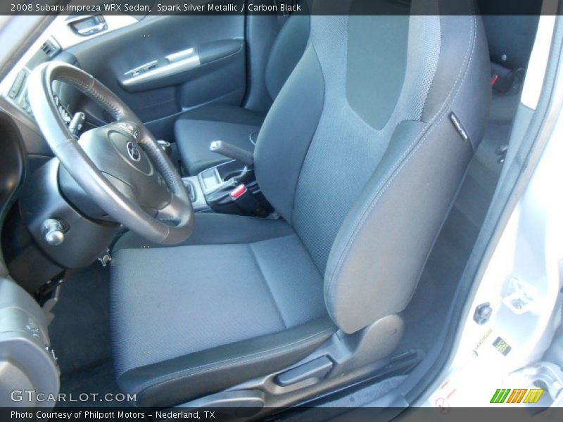 Spark Silver Metallic / Carbon Black 2008 Subaru Impreza WRX Sedan