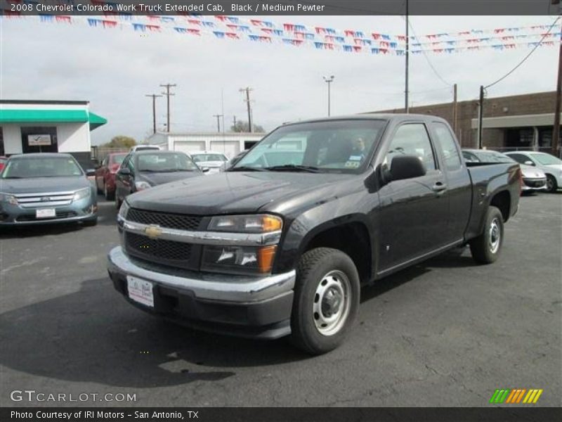 Black / Medium Pewter 2008 Chevrolet Colorado Work Truck Extended Cab