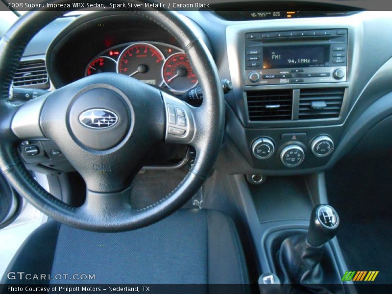 Dashboard of 2008 Impreza WRX Sedan