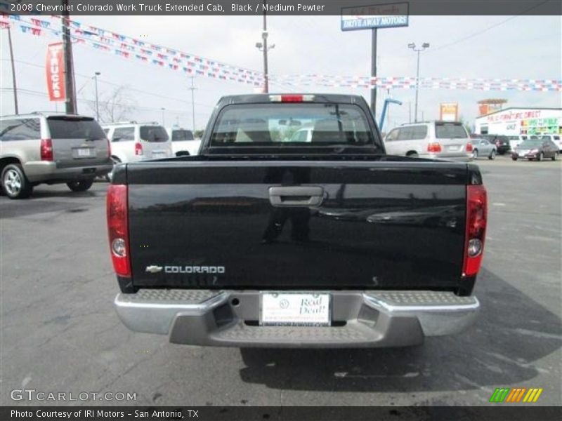 Black / Medium Pewter 2008 Chevrolet Colorado Work Truck Extended Cab