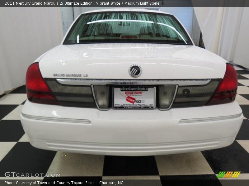 Vibrant White / Medium Light Stone 2011 Mercury Grand Marquis LS Ultimate Edition