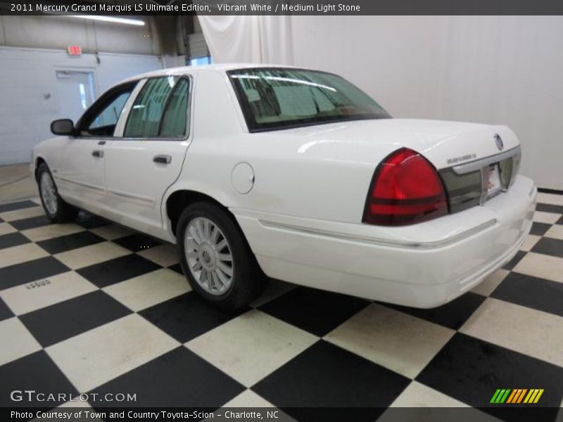 Vibrant White / Medium Light Stone 2011 Mercury Grand Marquis LS Ultimate Edition