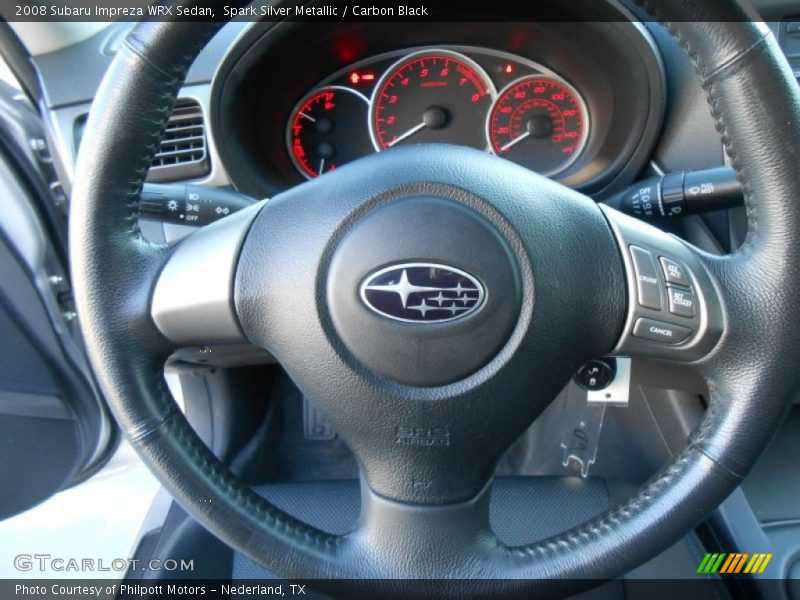 Spark Silver Metallic / Carbon Black 2008 Subaru Impreza WRX Sedan