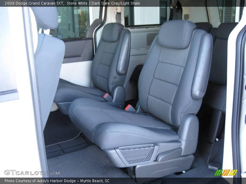Stone White / Dark Slate Gray/Light Shale 2009 Dodge Grand Caravan SXT