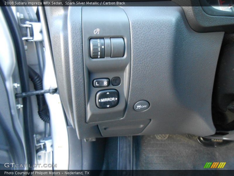 Controls of 2008 Impreza WRX Sedan