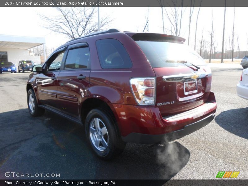 Deep Ruby Metallic / Light Cashmere 2007 Chevrolet Equinox LS
