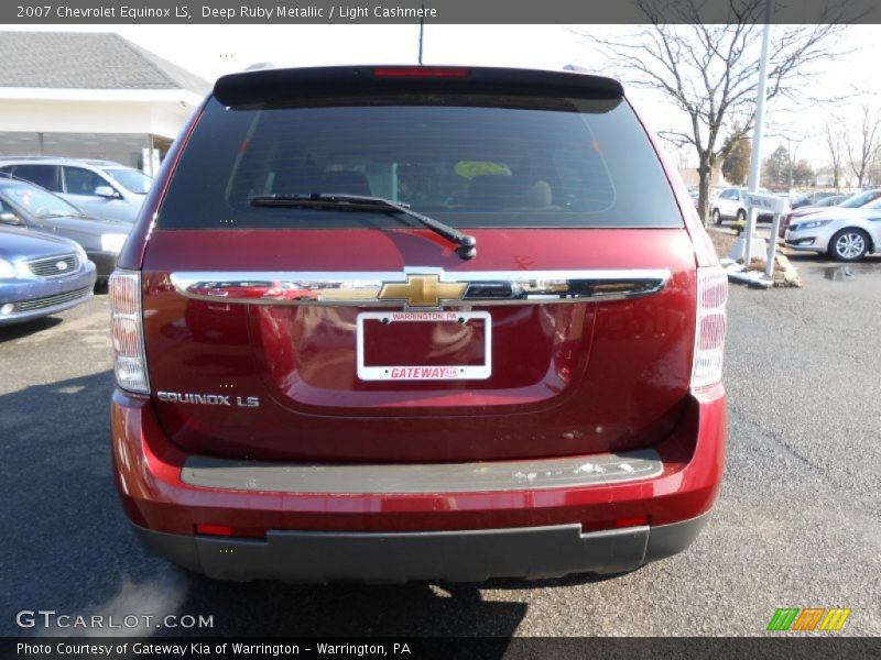 Deep Ruby Metallic / Light Cashmere 2007 Chevrolet Equinox LS