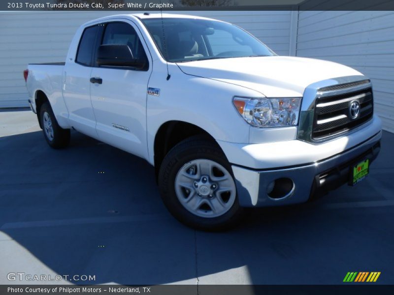 Super White / Graphite 2013 Toyota Tundra Double Cab
