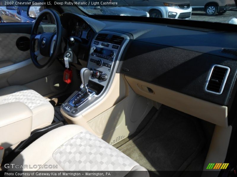 Deep Ruby Metallic / Light Cashmere 2007 Chevrolet Equinox LS
