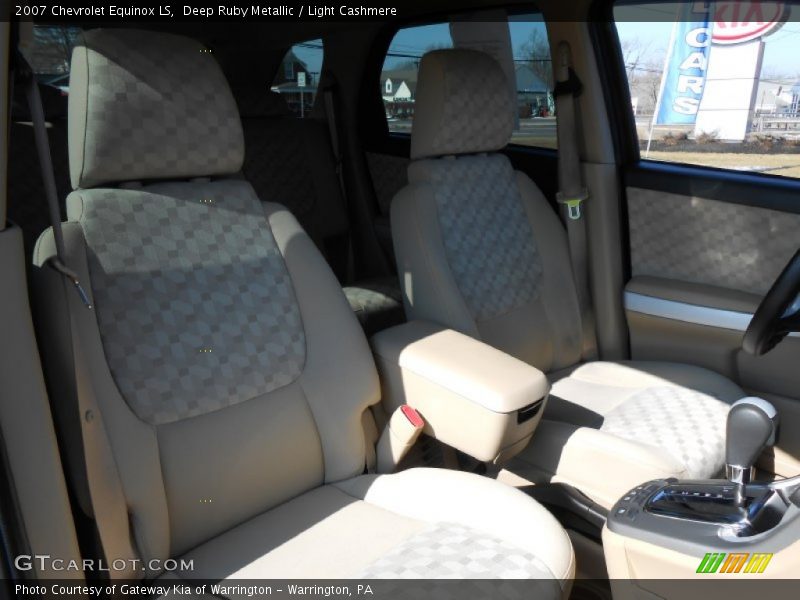 Deep Ruby Metallic / Light Cashmere 2007 Chevrolet Equinox LS