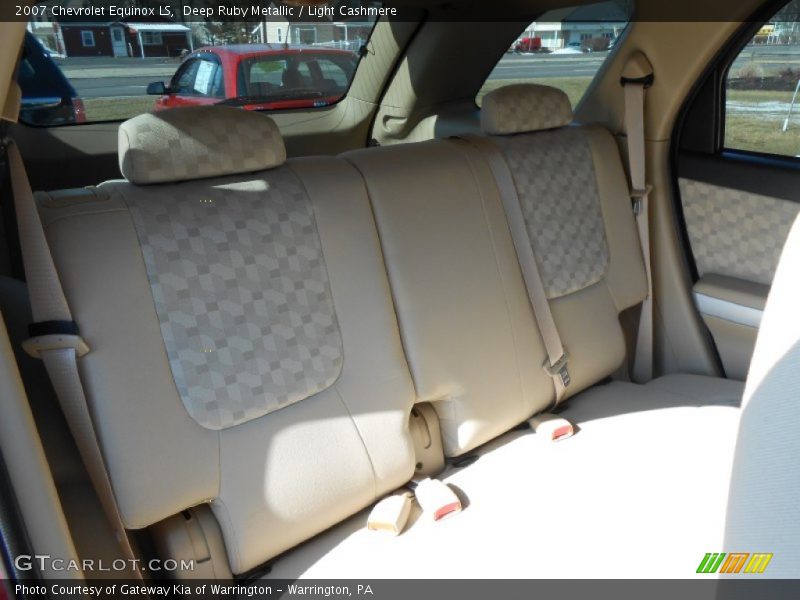 Rear Seat of 2007 Equinox LS