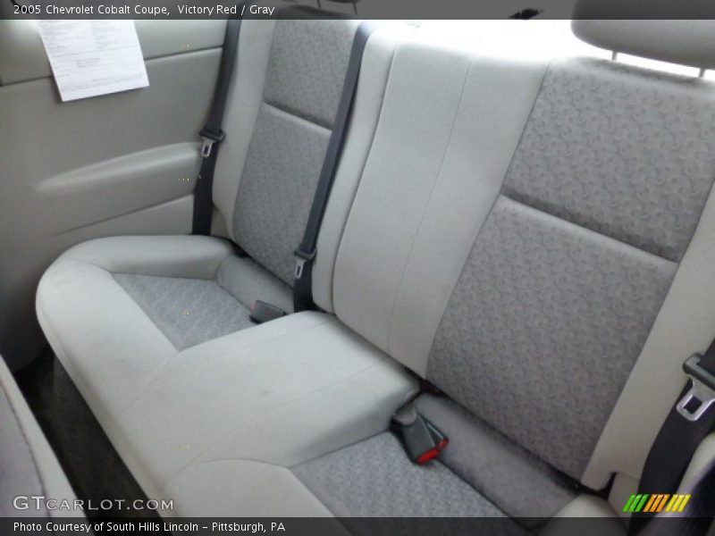 Rear Seat of 2005 Cobalt Coupe