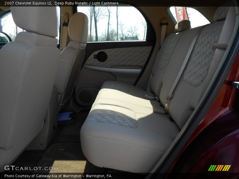 Deep Ruby Metallic / Light Cashmere 2007 Chevrolet Equinox LS