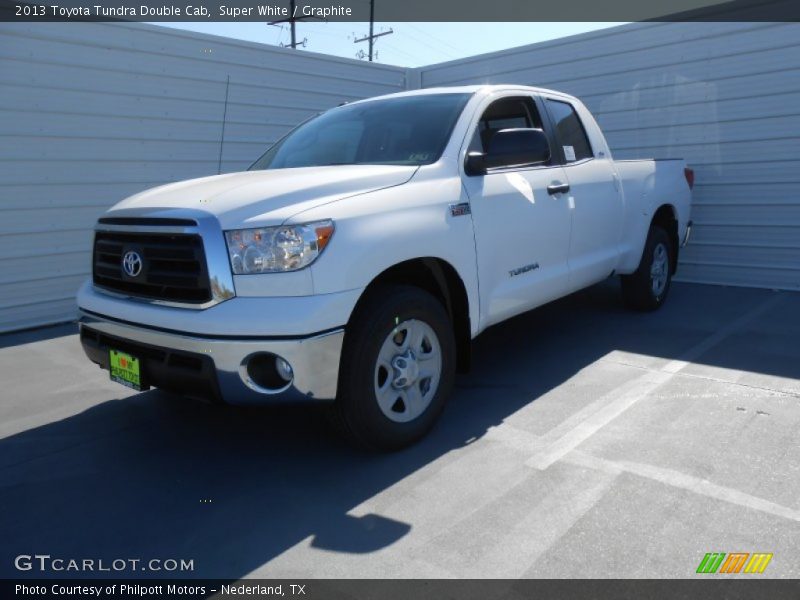 Super White / Graphite 2013 Toyota Tundra Double Cab