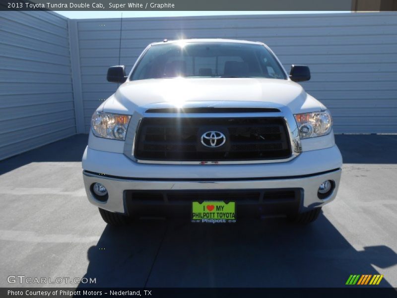 Super White / Graphite 2013 Toyota Tundra Double Cab