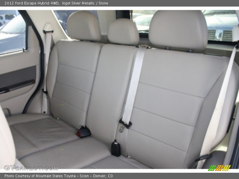 Ingot Silver Metallic / Stone 2012 Ford Escape Hybrid 4WD