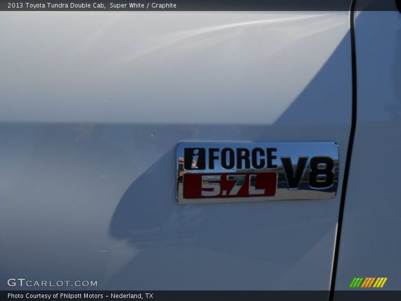 Super White / Graphite 2013 Toyota Tundra Double Cab