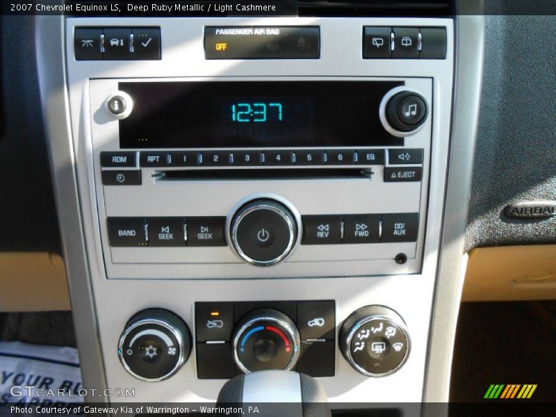 Controls of 2007 Equinox LS