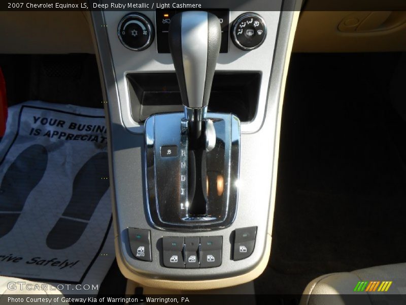  2007 Equinox LS 5 Speed Automatic Shifter