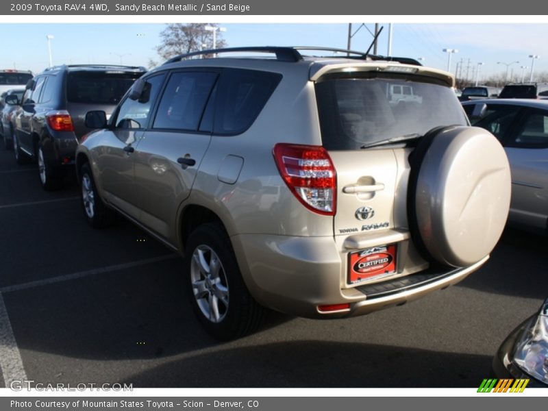 Sandy Beach Metallic / Sand Beige 2009 Toyota RAV4 4WD