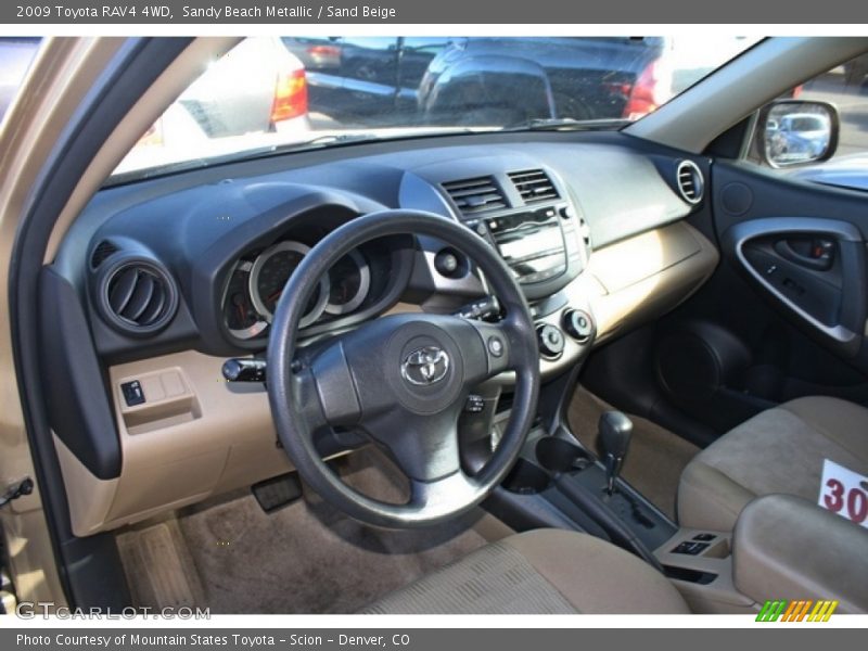 Sandy Beach Metallic / Sand Beige 2009 Toyota RAV4 4WD