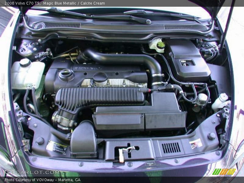 Magic Blue Metallic / Calcite Cream 2008 Volvo C70 T5
