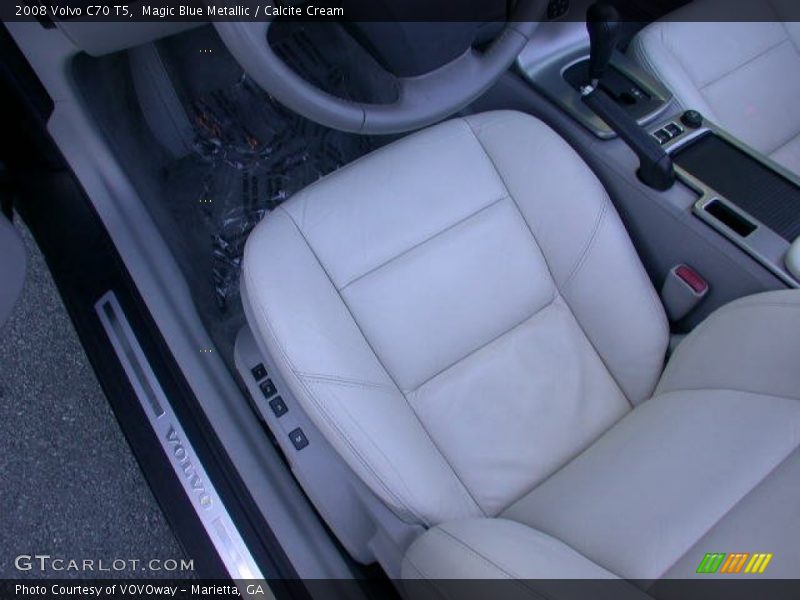 Magic Blue Metallic / Calcite Cream 2008 Volvo C70 T5