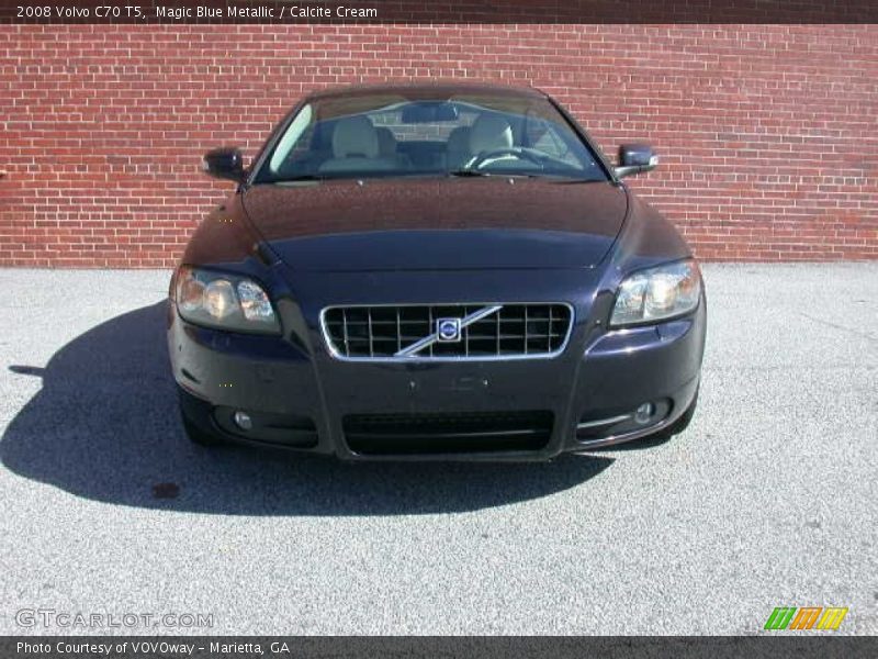 Magic Blue Metallic / Calcite Cream 2008 Volvo C70 T5