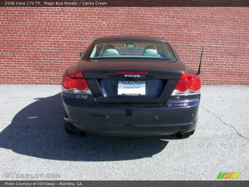 Magic Blue Metallic / Calcite Cream 2008 Volvo C70 T5