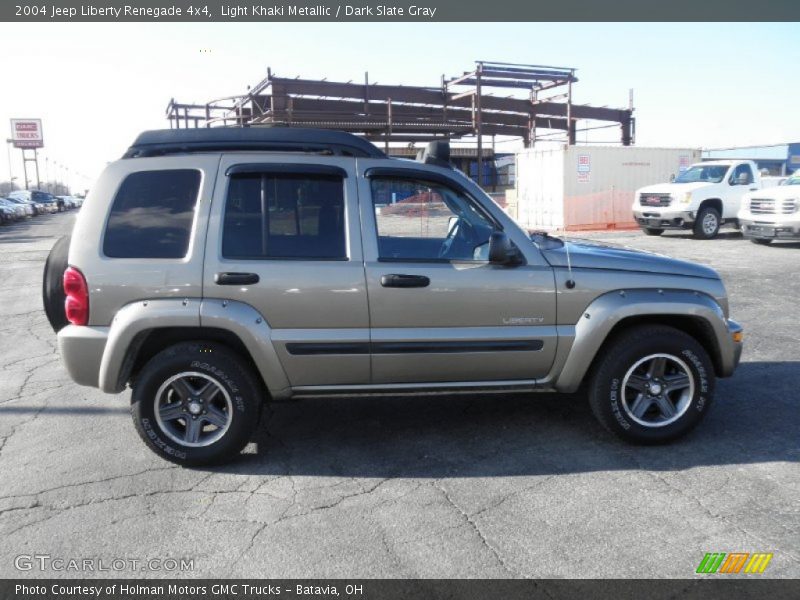 Light Khaki Metallic / Dark Slate Gray 2004 Jeep Liberty Renegade 4x4