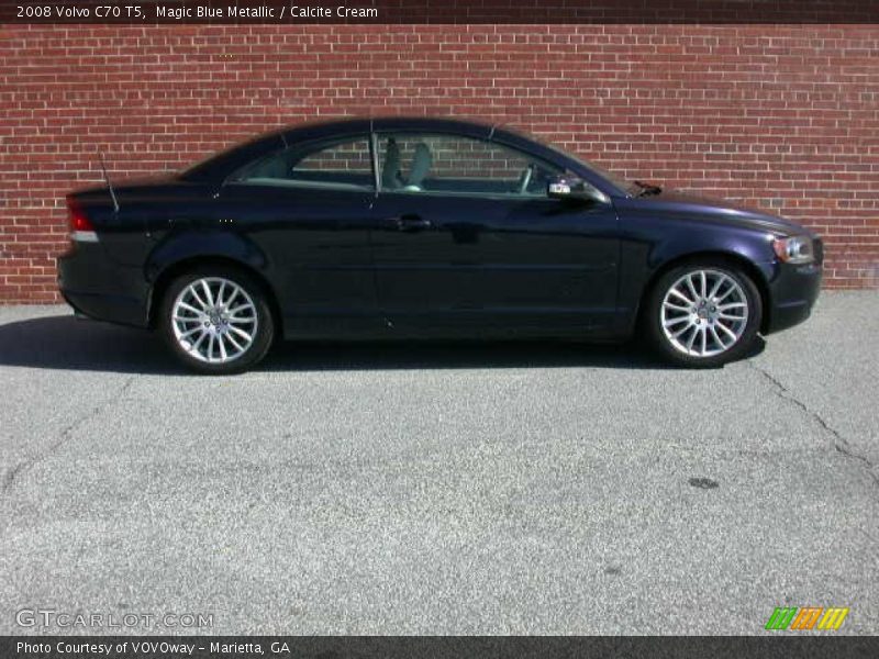 Magic Blue Metallic / Calcite Cream 2008 Volvo C70 T5