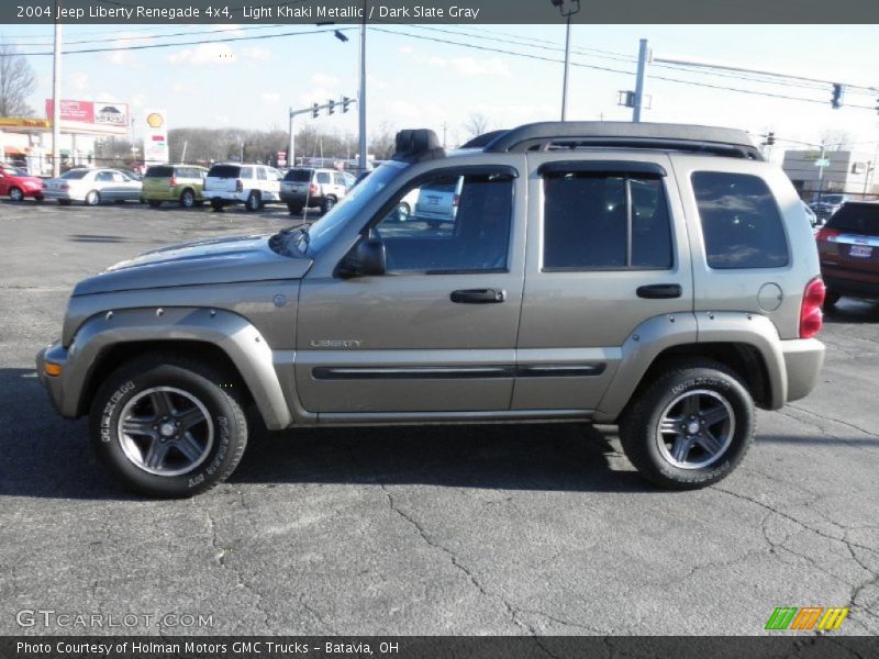 Light Khaki Metallic / Dark Slate Gray 2004 Jeep Liberty Renegade 4x4