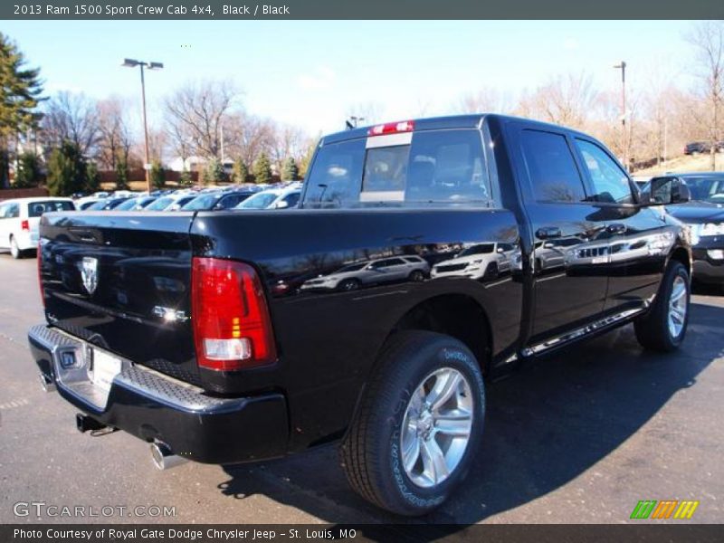 Black / Black 2013 Ram 1500 Sport Crew Cab 4x4