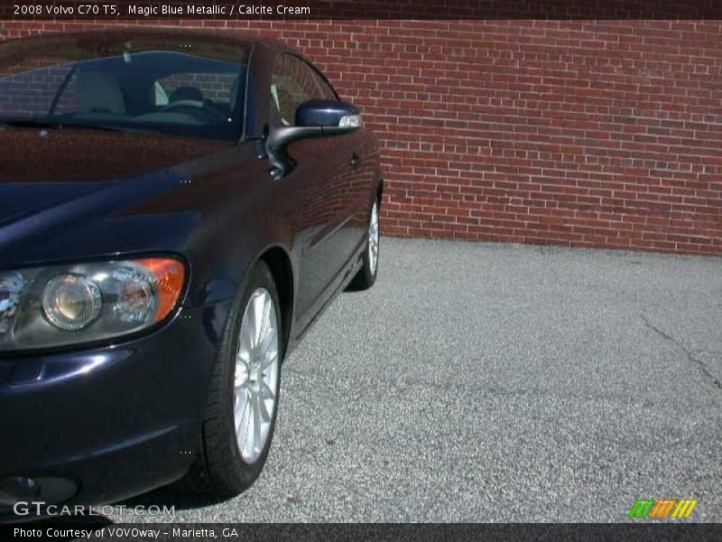 Magic Blue Metallic / Calcite Cream 2008 Volvo C70 T5