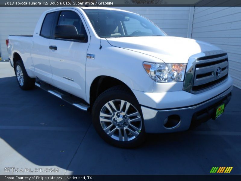 Super White / Graphite 2013 Toyota Tundra TSS Double Cab
