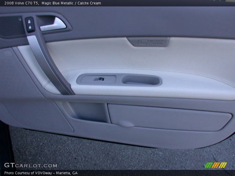 Magic Blue Metallic / Calcite Cream 2008 Volvo C70 T5