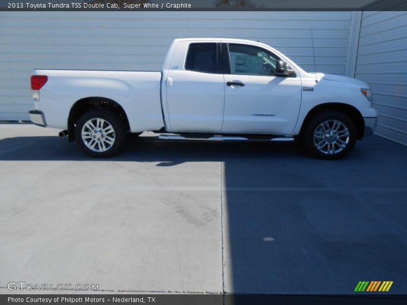 Super White / Graphite 2013 Toyota Tundra TSS Double Cab
