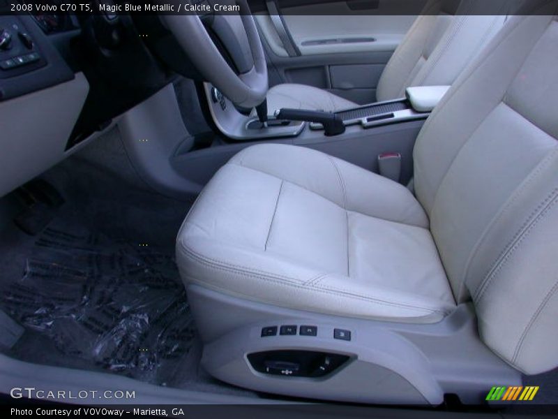 Magic Blue Metallic / Calcite Cream 2008 Volvo C70 T5