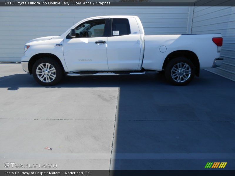 Super White / Graphite 2013 Toyota Tundra TSS Double Cab