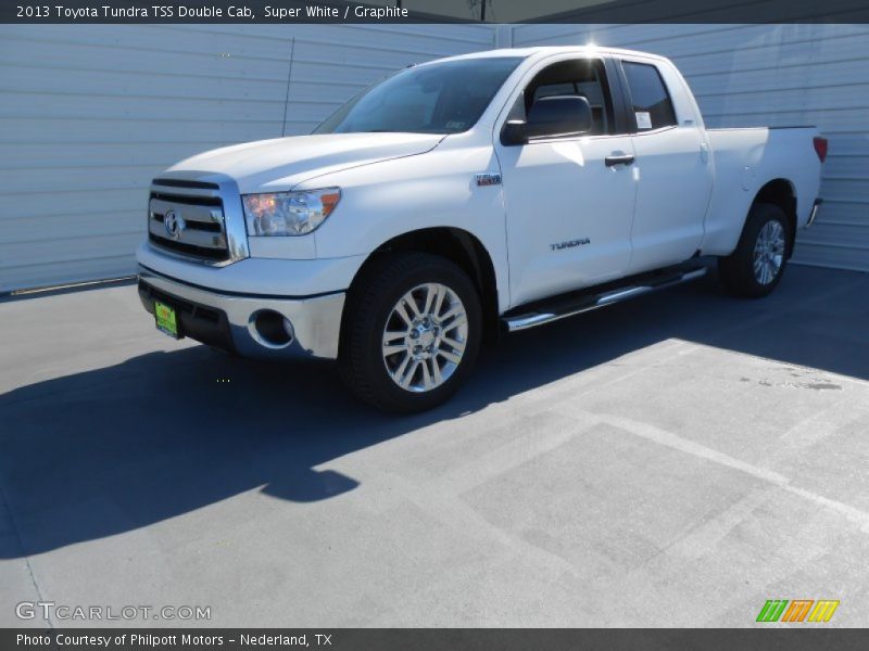 Super White / Graphite 2013 Toyota Tundra TSS Double Cab