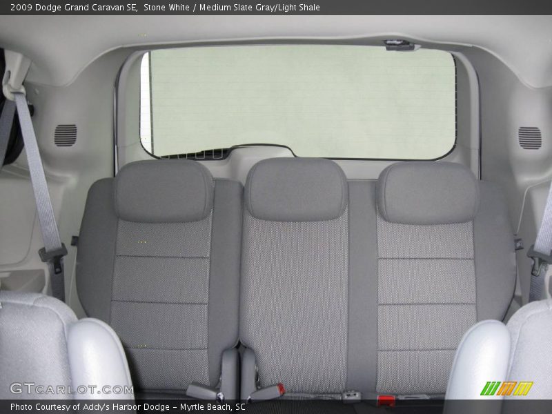 Stone White / Medium Slate Gray/Light Shale 2009 Dodge Grand Caravan SE