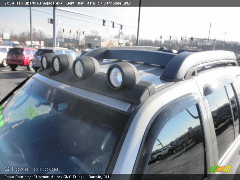 Light Khaki Metallic / Dark Slate Gray 2004 Jeep Liberty Renegade 4x4
