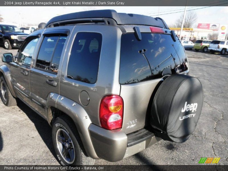 Light Khaki Metallic / Dark Slate Gray 2004 Jeep Liberty Renegade 4x4