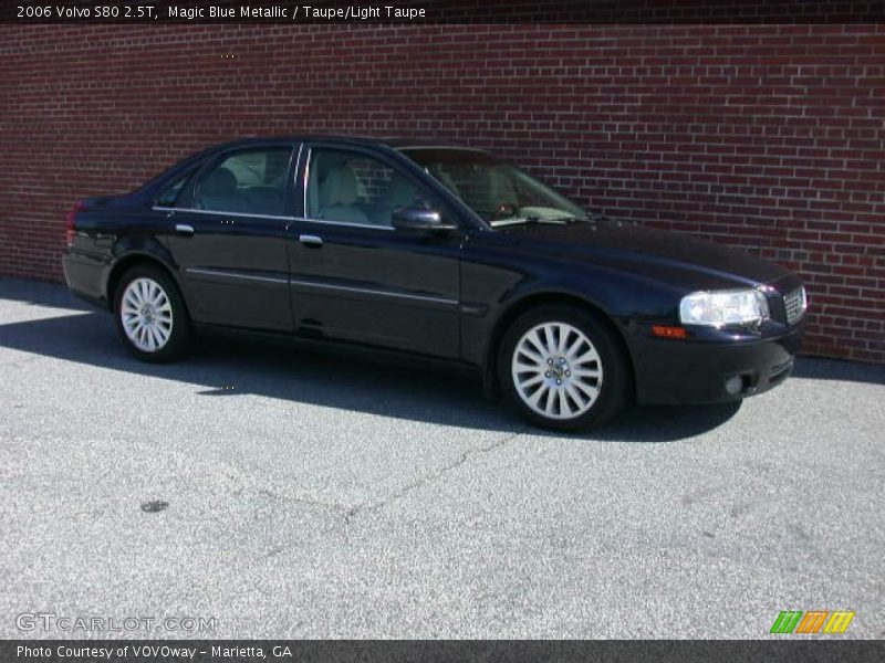 Magic Blue Metallic / Taupe/Light Taupe 2006 Volvo S80 2.5T