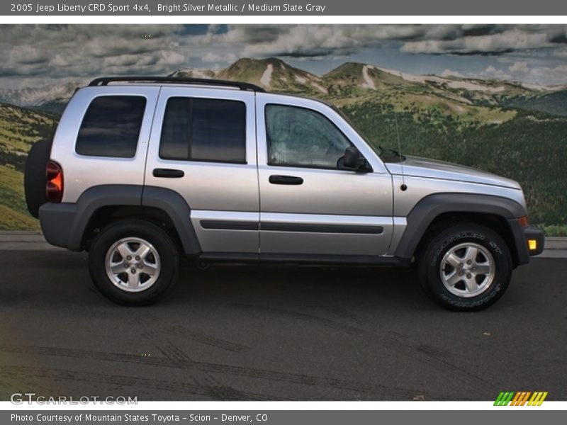 Bright Silver Metallic / Medium Slate Gray 2005 Jeep Liberty CRD Sport 4x4