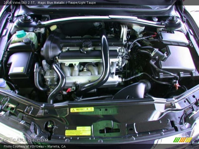 Magic Blue Metallic / Taupe/Light Taupe 2006 Volvo S80 2.5T