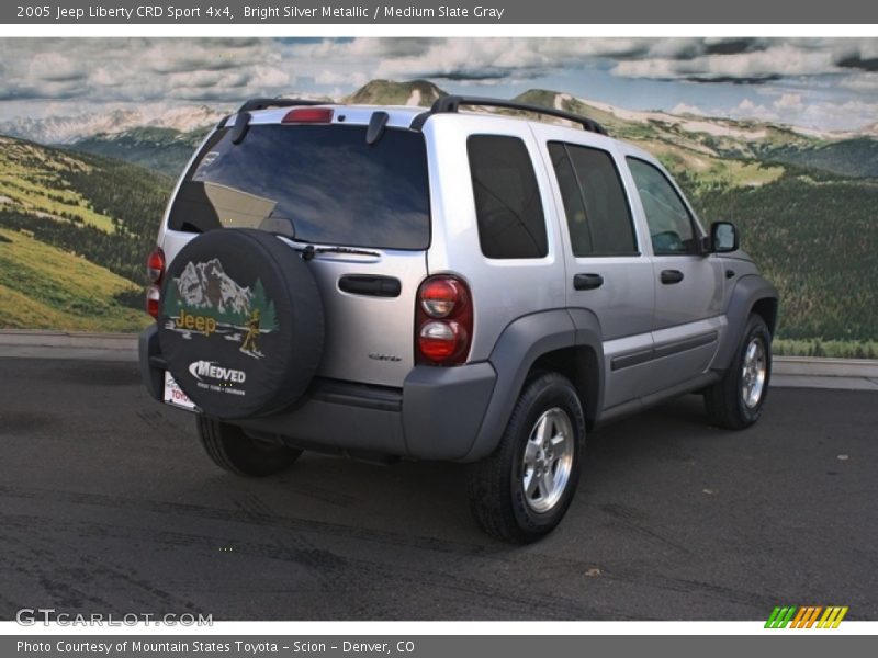 Bright Silver Metallic / Medium Slate Gray 2005 Jeep Liberty CRD Sport 4x4