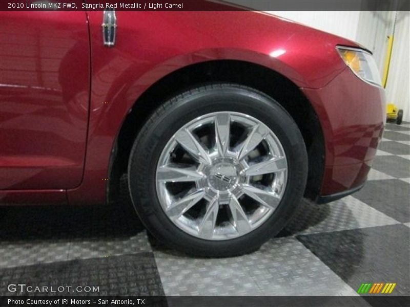Sangria Red Metallic / Light Camel 2010 Lincoln MKZ FWD
