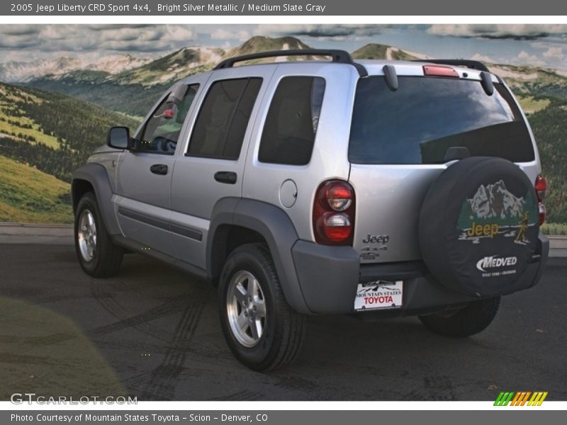 Bright Silver Metallic / Medium Slate Gray 2005 Jeep Liberty CRD Sport 4x4