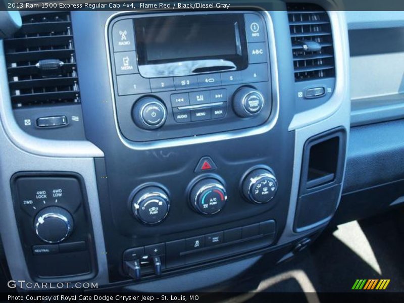 Controls of 2013 1500 Express Regular Cab 4x4